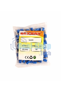 Наконечник штыревой втулочный изолированный Rexant F-8 мм 2.5 мм² (НШВи 2.5-8) синий