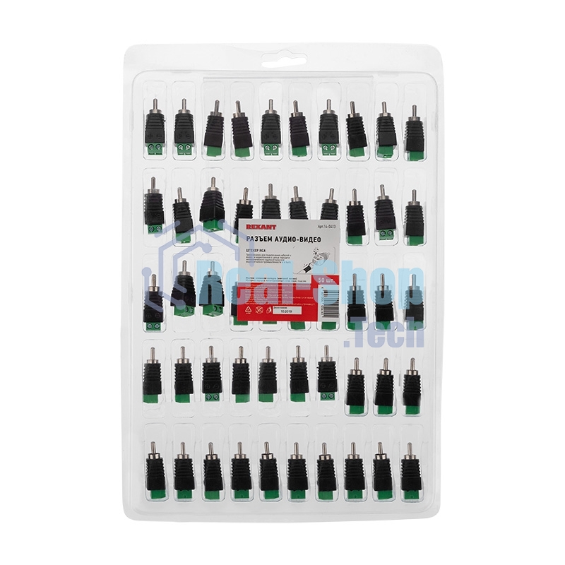 Разъем Rexant штекер RCA с клеммной колодкой (блистер)