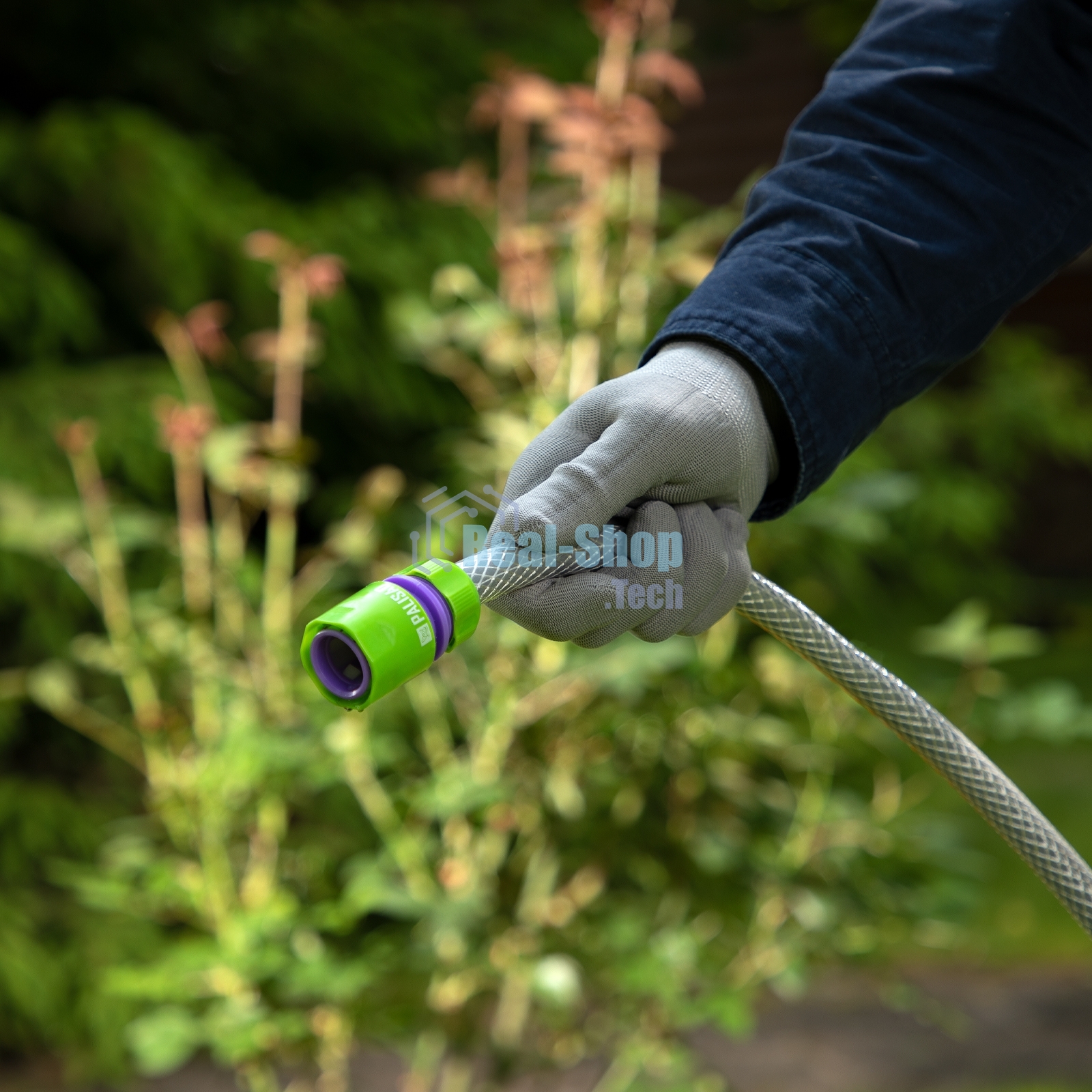 Соединитель пластмассовый быстросъемный для шланга Palisad 1/2