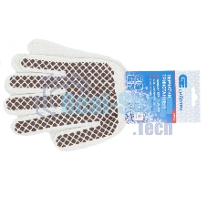 Перчатки трикотажные Сибртех рисунок ПВХ гель 