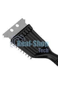 Щетка для чистки гриля 20 см, 2 в 1 (щетка, скребок), Camping Palisad