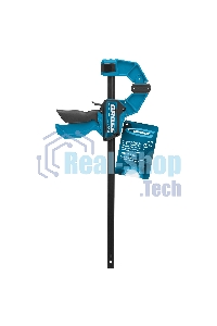 Струбцина Gross 20702 реечная быстрозаж. пистолет. пошаг.механизм пл. корпус 300мм