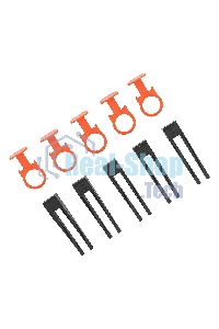 Комплект зажим + клин для системы выравнивания плитки СВП Сибртех Кольцо, 50/50 шт. в ведре