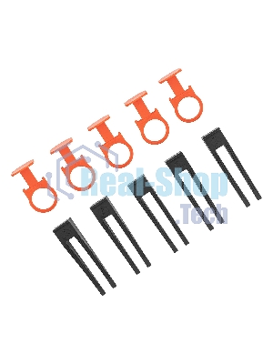 Комплект зажим + клин для системы выравнивания плитки СВП Сибртех Кольцо, 50/50 шт. в ведре