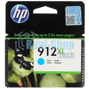 Картридж струйный HP 912 3YL81AE голубой (825стр.) для HP OfficeJet 801x/802x