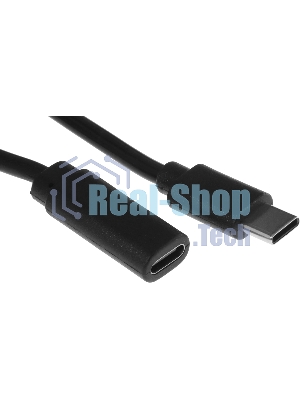 Кабель-удлинитель Buro USB Type-C (m) USB Type-C (f) 2м черный