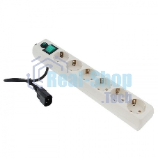 Сетевой фильтр Гарнизон ЕНW-0 0,5 м 6 розеток белый для UPS 