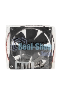 Вентилятор для корпуса Gembird FANPS черный, 80 мм, 2600 об/мин, 27 дБ, 2 pin