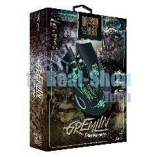 Мышь проводная Qumo Gremlin M37 черный, 3200 dpi, USB, кнопки - 6