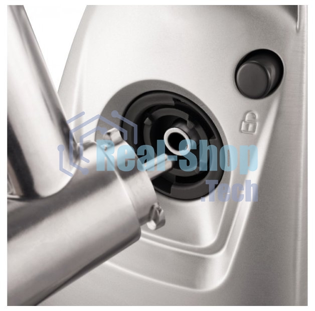 Мясорубка электрическая Moulinex ME688832 черный, 2200 Вт, 4.5 кг/мин, реверс, насадки - 6