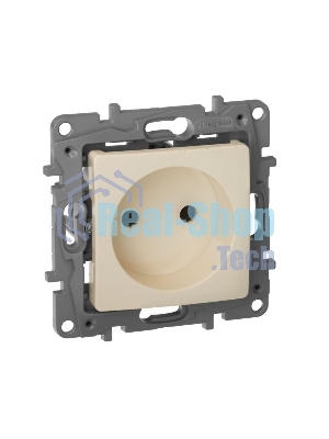 Розетка 2К винты, сл. кость ETIKA 