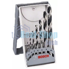 Набор сверл BOSCH 2.608.577.347 HSS PointTeQ 7шт Mini X-Line