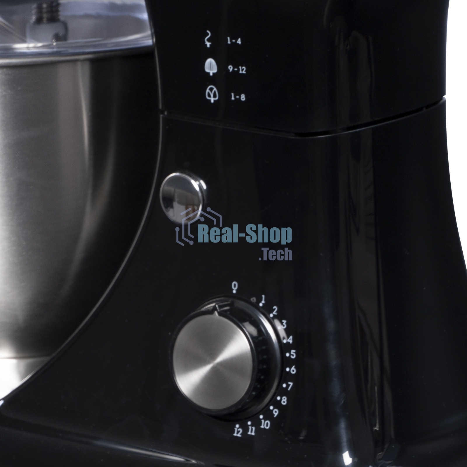 Миксер Galaxy Line GL 2230, черный, планетарный, 700 Вт, 12 скоростей