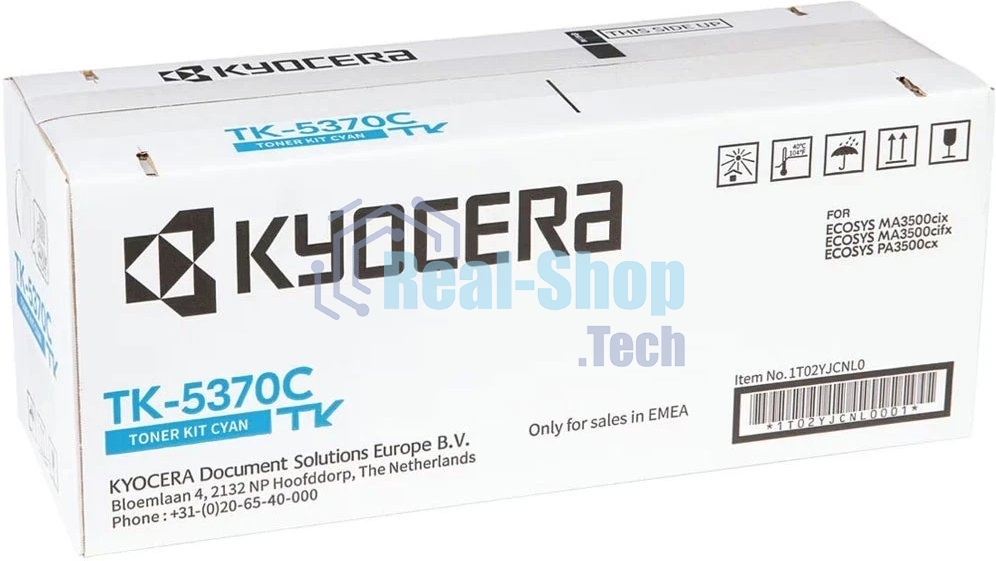 Картридж лазерный Kyocera TK-5370C 1T02YJCNL0 голубой (5000 стр.) для Kyocera PA3500cx/MA3500cix/MA3500cifx