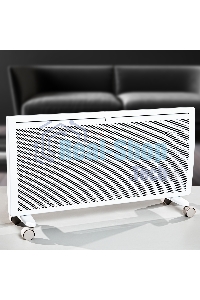 Конвектор гибридный Denzel HybridX-2000 белый, 2000 Вт, 30 м2, термостат, дисплей