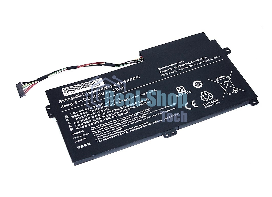 Аккумуляторная батарея для ноутбука Samsung 370 (AA-PBVN3AB) 10.8V 43Wh OEM черный