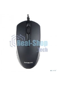 Мышь проводная Гарнизон GM-220XL черный, 1000 dpi, USB, кнопки - 3