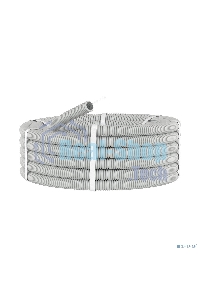 Труба гофрированная ПВХ d20мм с протяж. сер. (уп.50м) ДКС 9192050