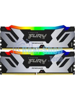 Оперативная память Kingston Fury Beast, DDR5, 32Gb (2x16Gb), 6400MHz, CL32, DIMM, с радиатором, черный