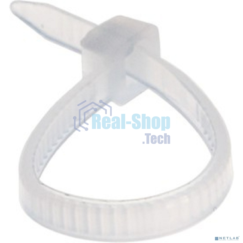 Хомут-стяжка кабельная нейлоновая Rexant 100 x3,6 мм, белая, упаковка 100 шт.