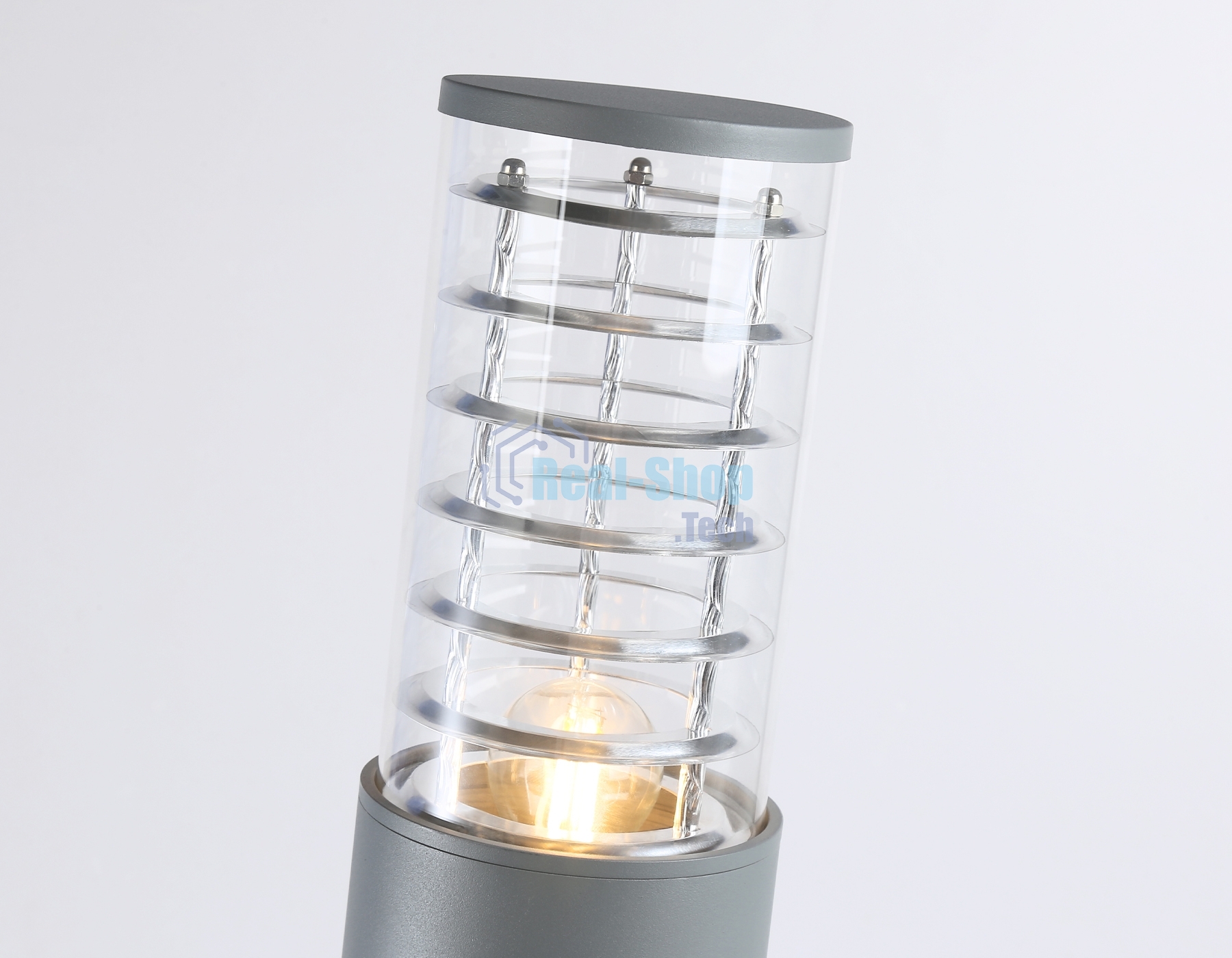 Светильник Ambrella light ST2534 GR/CL серый/прозрачный IP54 E27 max 40W D108*800