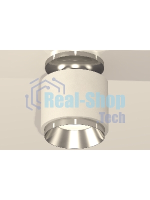 Светильник Ambrella Light XS7510080 SWH/PSL белый песок/серебро полированное MR16 GU5.3 (N7927, C7510, N7032)