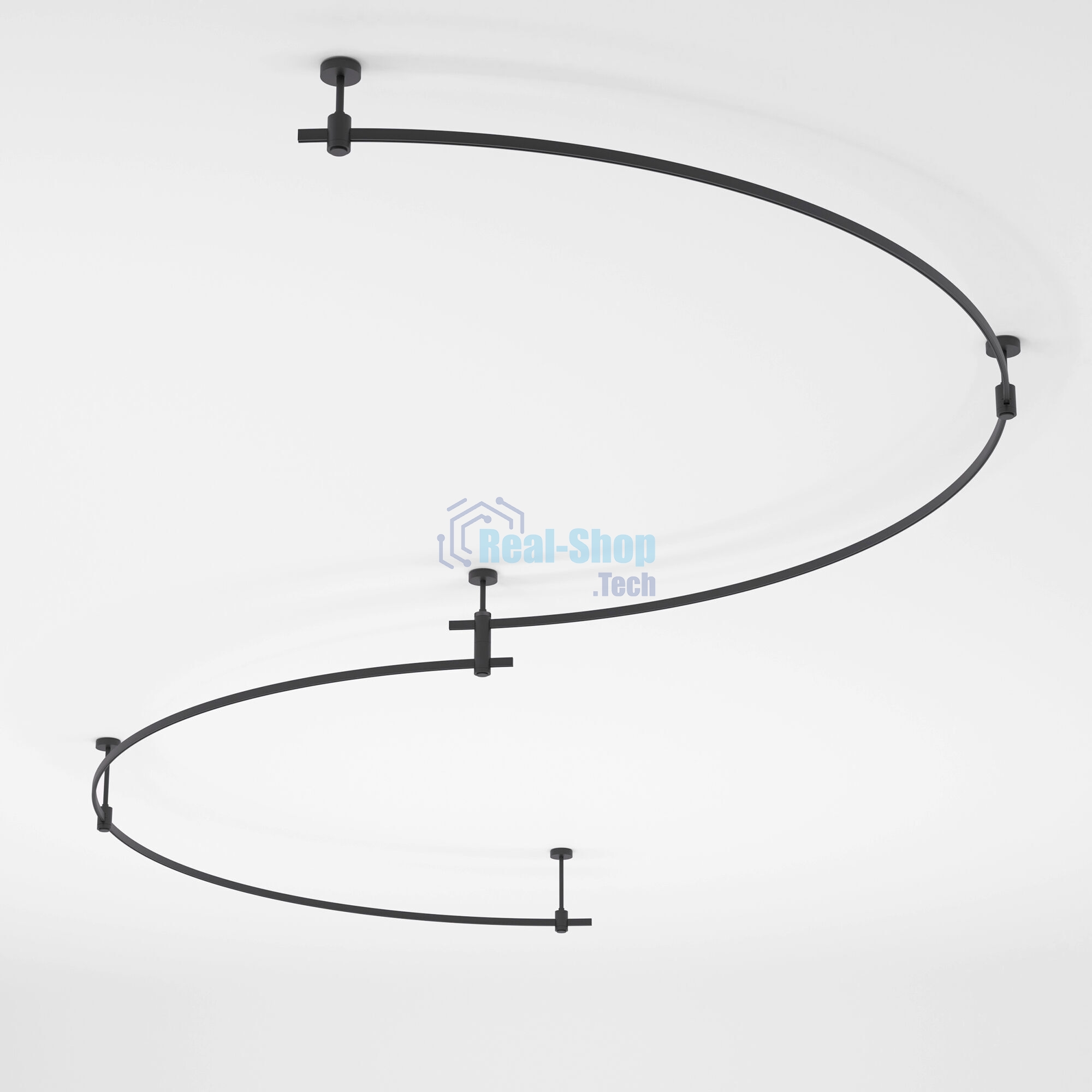 Шинопровод Round (черный) (1800?) Esthetic Magnetic 85218/00