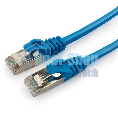 Патч-корд FTP Cablexpert cat.6, 1м, литой, многожильный, черный