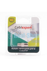 Переходник Cablexpert APL-FTVM-01, F (мама)/TV (папа), блистер