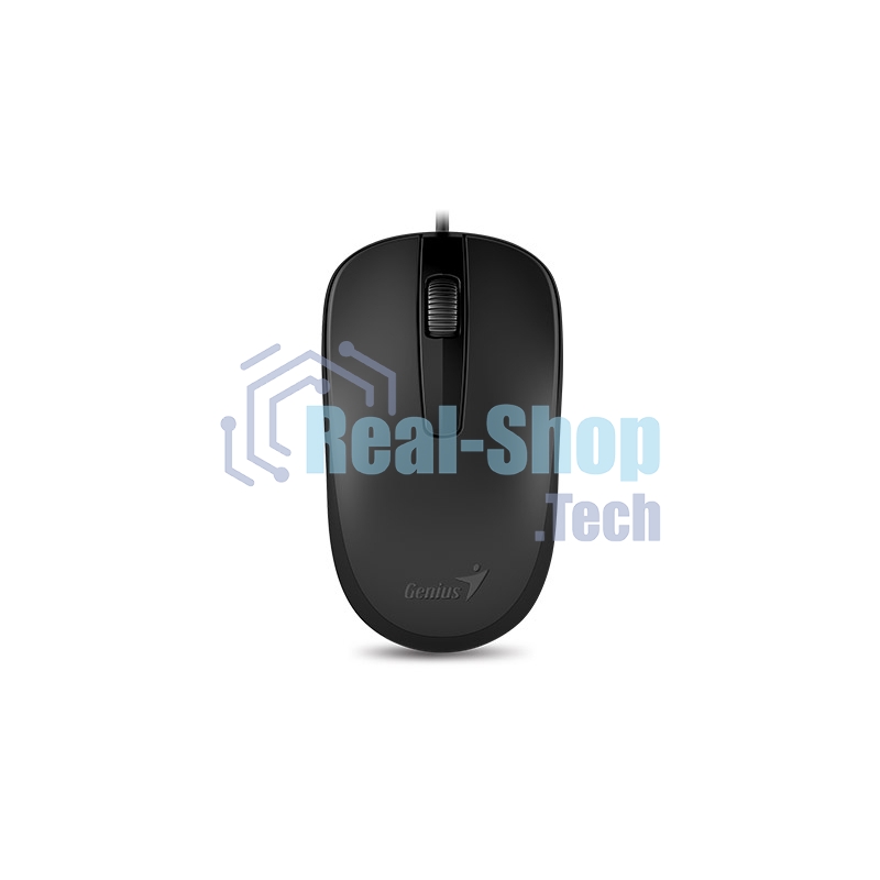Мышь проводная Genius DX-120 черный, 1000 dpi, USB, кнопки - 3