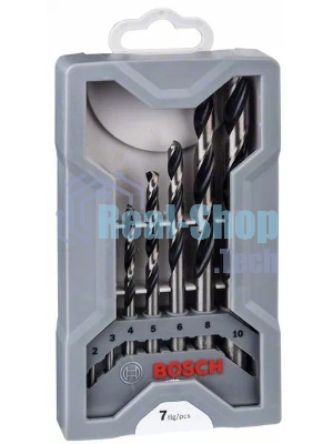 Набор сверл BOSCH 2.608.577.347 HSS PointTeQ 7шт Mini X-Line