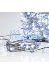 Гирлянда Neon-night LED Клип-лайт 12 V, прозрачный ПВХ, 150 мм, цвет диодов белый