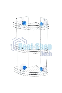 Полка угловая трехъярусная Рыжий кот W2672С 