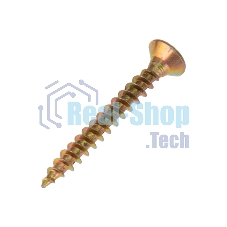 Саморез универсальный Kranz 4х30, желтый цинк, пакет (1000 шт/уп)