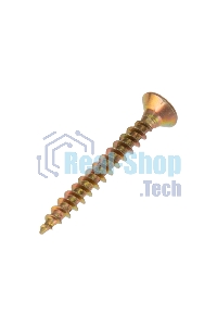 Саморез универсальный Kranz 4х30, желтый цинк, пакет (1000 шт/уп)