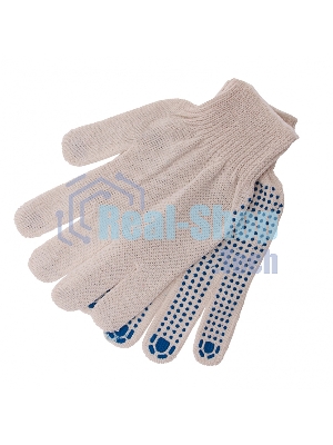 Перчатки трикотажные, с ПВХ точкой, 10 класс Россия