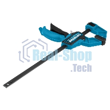 Струбцина Gross 20702 реечная быстрозаж. пистолет. пошаг.механизм пл. корпус 300мм