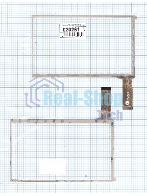 Сенсорное стекло (тачскрин) XX-70030, черное