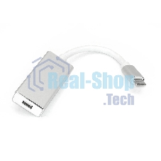 Адаптер Type-C на mini DisplayPort, серебро