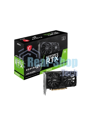 Видеокарта MSI NVIDIA GeForce RTX 3050 VENTUS 2X E 6G PCI-E 4.0 96bit GDDR6 1470/14000 HDMIx2 DPx1 HDCP Ret