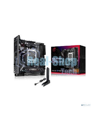 Материнская плата ASUS ROG STRIX B850-I GAMING WIFI, AM5, AMD B850, 2xDDR5, 2xM.2, 2xSATA, PCIe 4.0 x16, 1xHDMI, 1xUSB Type-C, 1x2.5Gb LAN, Wi-Fi 7, Bluetooth 5.4, 5xUSB-A 10Gbps, 1xUSB-C 20Gbps, 2xUSB-A 2.0, 3x3.5 мм, S/PDIF, 7.1, Mini-ITX