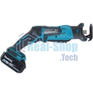 Пила саб аккумуляторная Makita DJR185RME18В 2х4А·чLi-ion 0-3000ход\м ход-13мм рез-50мм 1.5кг