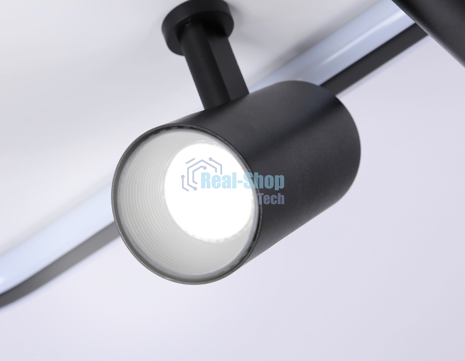 Светильник Ambrella light FL5115/1+2 WH/BK белый/черный 97W 3000K-6400K 480*480*130 (ПДУ ИК)