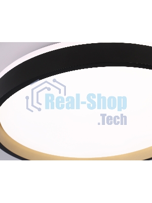 Светодиодный светильник RGB Ambrella light FZ610 BK/GD черный/золото IP20 66W 3000K-6500K+RGB D490*85 (ПДУ ИК)