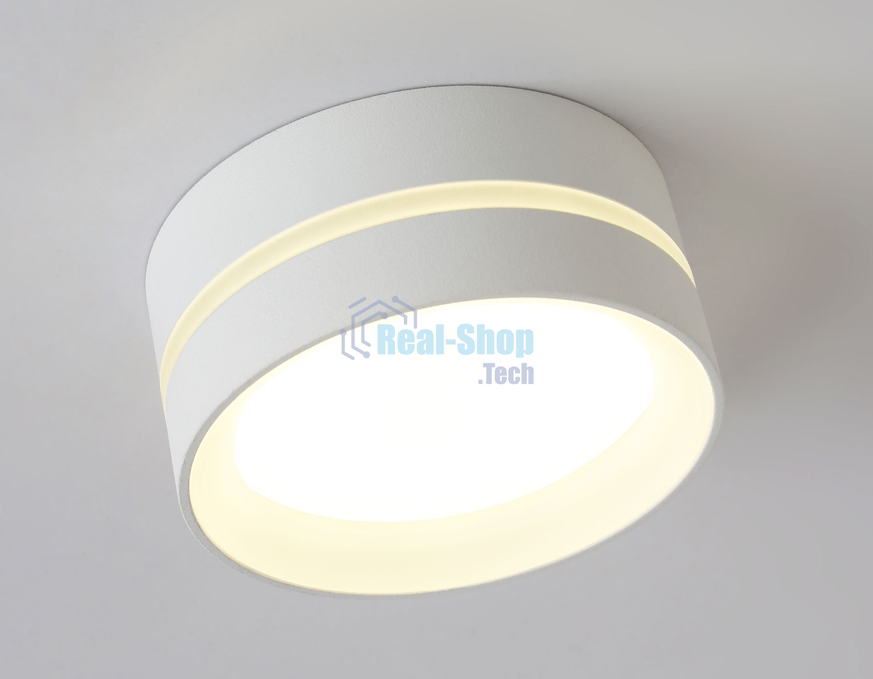 Светильник Ambrella light TN5388 SWH/FR белый песок/белый матовый GX53 IP44 D85*41
