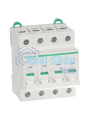 Выключатель автоматический 4П 40А характеристика C 6кA 400В Systeme Electric Systeme9 (кратно 1)