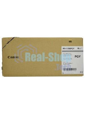 Картридж струйный Canon PFI-1700PGY фото серый (700 мл) для Canon imagePROGRAF PRO-2000, PRO-4000