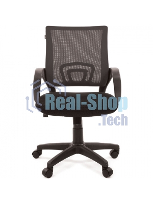 Кресло Chairman 696 TW-01 черный, ткань, 120 кг, механизм качания