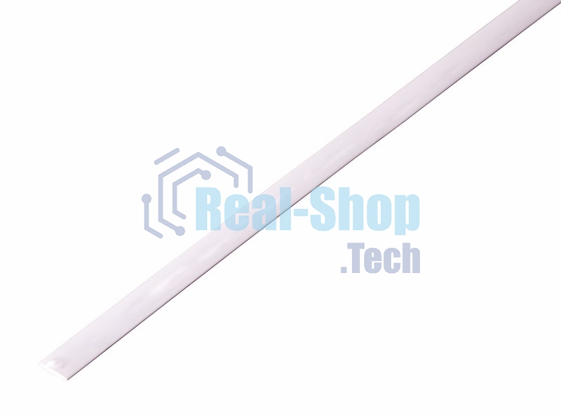 Трубка термоусадочная 4.0/2.0 1м белый Rexant 20-4001