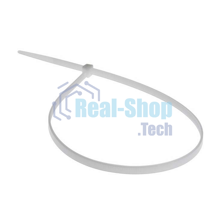 Хомут кабельный Rexant 07-0400 4.8х400 нейл. белый (уп. 100 шт)